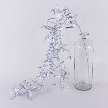 Ramo di salice piangente artificiale DIMMI, pendente, glitterato, argento, 100 cm Ramo di salice piangente artificiale DIMMI, pendente, glitterato, argento, 100 cm