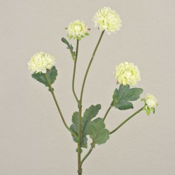 Crisantemo in tessuto RYON, bianco, 70 cm, Ø 3-5 cm Crisantemo in tessuto RYON, bianco, 70 cm, Ø 3-5 cm