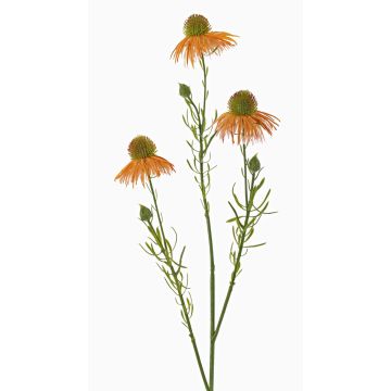 Ramo di echinacea artificiale CELIO, albicocca, 70 cm, Ø 6-7 cm Ramo di echinacea artificiale CELIO, albicocca, 70 cm, Ø 6-7 cm