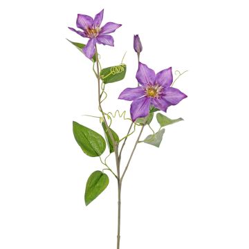 Clematide artificiale DORAN, viola, 75 cm, Ø 11-13 cm