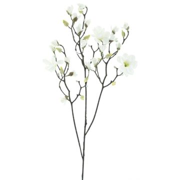 Ramo artificiale di magnolia NELKA, bianco, 125 cm
