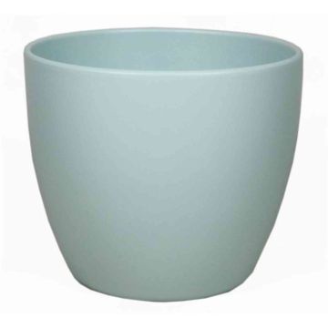Piccolo vaso da fiori TEHERAN BASAR, ceramica, turchese chiaro-opaco, 8,5cm, Ø10,5cm Piccolo vaso da fiori TEHERAN BASAR, ceramica, turchese chiaro-opaco, 8,5cm, Ø10,5cm