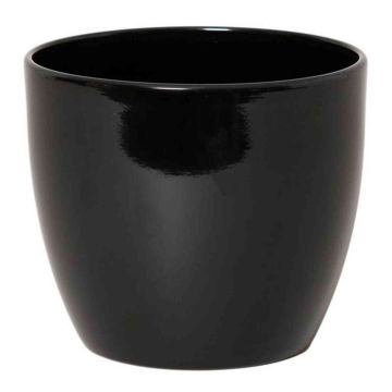 Piccolo vaso da fiori TEHERAN BASAR, ceramica, nero, 6,5cm, Ø8,5cm Piccolo vaso da fiori TEHERAN BASAR, ceramica, nero, 6,5cm, Ø8,5cm