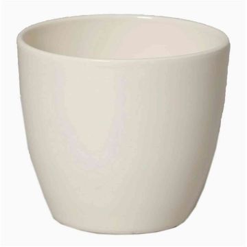 Grande fioriera TEHERAN BASAR, ceramica, crema, 29cm, Ø36cm