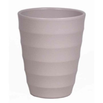 Fioriera per orchidee IZEH, ceramica, grigio-opaco, 17cm, Ø14cm Fioriera per orchidee IZEH, ceramica, grigio-opaco, 17cm, Ø14cm
