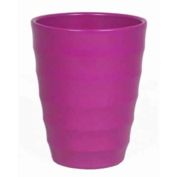 Fioriera per orchidee IZEH, ceramica, fucsia-opaco, 17cm, Ø14cm Fioriera per orchidee IZEH, ceramica, fucsia-opaco, 17cm, Ø14cm
