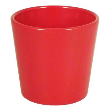 Vaso per orchidee BANEH, ceramica, rosso, 12,5cm, Ø13,5cm