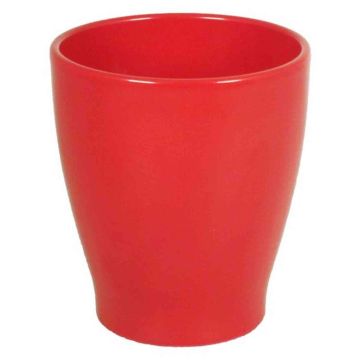 Vaso per orchidee MALAYER, ceramica, rosso, 15cm, Ø13,2cm Vaso per orchidee MALAYER, ceramica, rosso, 15cm, Ø13,2cm