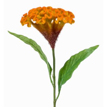 Fiore artificiale cresta di gallo ANUBIS, giallo-arancione, 60 cm, Ø 14 cm Fiore artificiale cresta di gallo ANUBIS, giallo-arancione, 60 cm, Ø 14 cm