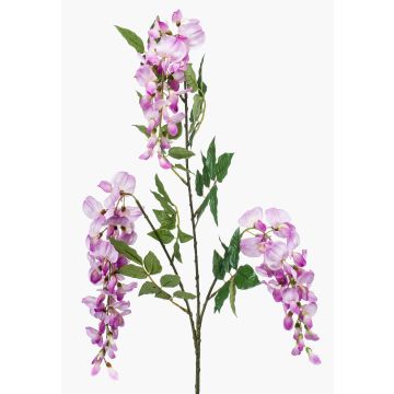 Ramo di glicine artificiale ONORATO con fiori, viola, 70 cm