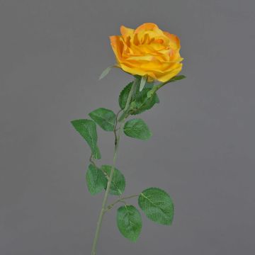 Rosa artificiale PEZOS, arancione-giallo, 60 cm, Ø 10 cm Rosa artificiale PEZOS, arancione-giallo, 60 cm, Ø 10 cm