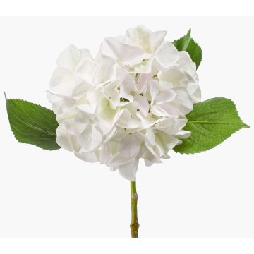 Ortensia sintetica AMARILDO, bianco-verde, 50cm, Ø16cm
