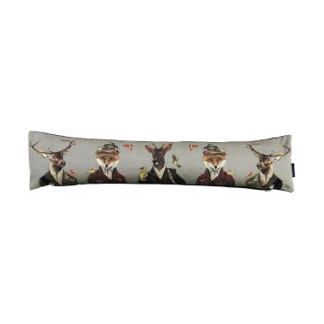 Cuscino decorativo EMTIS con motivo cervo e volpe, grigio, 90x15x20 cm Cuscino decorativo EMTIS con motivo cervo e volpe, grigio, 90x15x20 cm