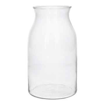 Vaso da fiori LUNARA in vetro, trasparente, 21 cm, Ø 12 cm