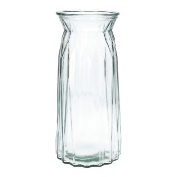 Vaso da tavolo RUBIE in vetro, trasparente, 24 cm, Ø 11 cm
