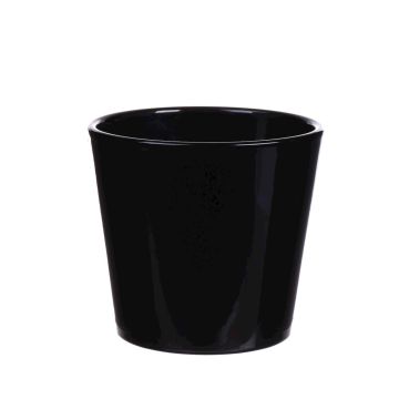Fioriera GIENAH, in ceramica, nero, 12,5cm, Ø13,5cm Fioriera GIENAH, in ceramica, nero, 12,5cm, Ø13,5cm