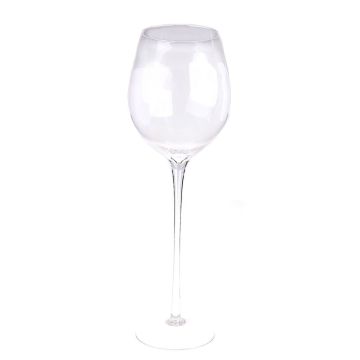 Bicchiere da vino XXL ROGER AIR su supporto, trasparente, 70cm, Ø23cm