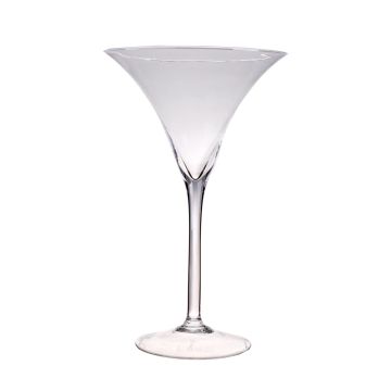 Bicchiere da martini XXL SACHA AIR su piede, trasparente, 40cm, Ø25cm