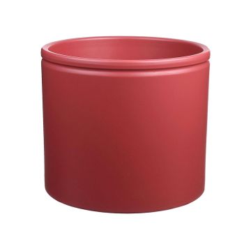 Vaso in ceramica ALCHIBA, rosso-opaco, 13cm, Ø15,5cm Vaso in ceramica ALCHIBA, rosso-opaco, 13cm, Ø15,5cm