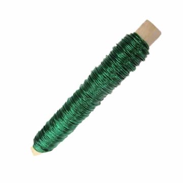 Filo laccato decorativo resistente ZELMA, verde, 100g, 50m, Ø0,5mm Filo laccato decorativo resistente ZELMA, verde, 100g, 50m, Ø0,5mm