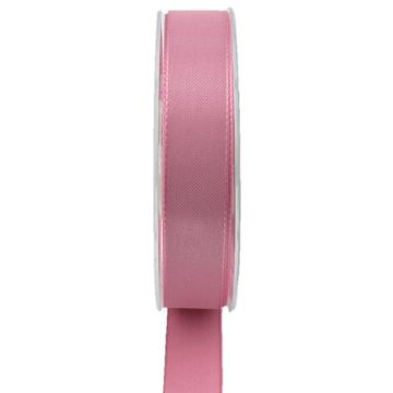 Nastro da regalo in poliestere WIARA, rosa antico, 50 m, 25 mm