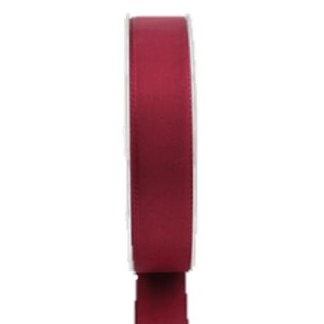 Nastro da regalo in poliestere WIARA, rosso scuro, 50 m, 25 mm