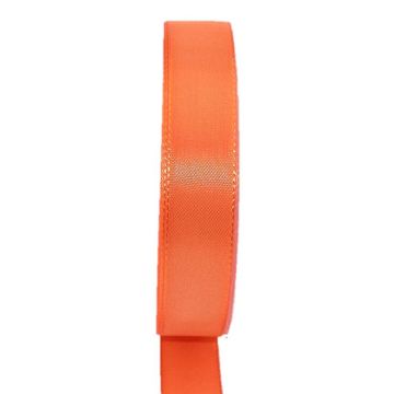 Nastro da regalo in poliestere WIARA, arancione, 50 m, 25 mm
