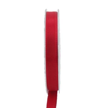Nastro da regalo in poliestere WIARA, rosso, 50 m, 15 mm