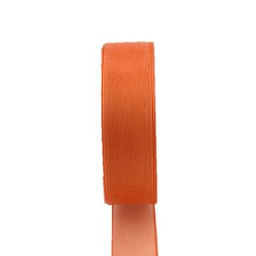 Nastro di organza OSNA, arancione, 25 m, 25 mm