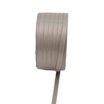 Nastro doppio in raso VIPKE, tortora, 50 m, 6 mm