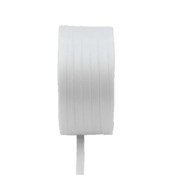 Nastro doppio in raso VIPKE, bianco, 50 m, 3 mm Nastro doppio in raso VIPKE, bianco, 50 m, 3 mm