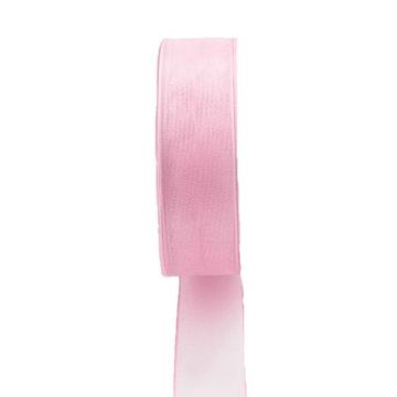 Nastro di organza OSNA, rosa, 25m, 25mm