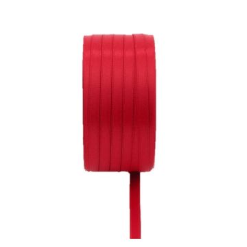 Nastro doppio in raso VIPKE, rosso, 50m, 3mm