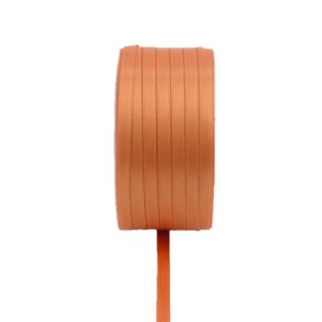 Nastro doppio in raso VIPKE, arancione, 50m, 3mm
