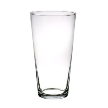 Vaso per fiori ANNA AIR in vetro, trasparente, 29,5cm, Ø11cm/Ø16cm