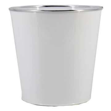 Cestino ANJULICA, nero-beige, 24cm, Ø28cm