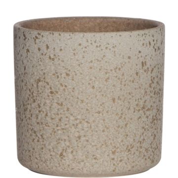 Vaso da fiori in ceramica ARAYA, maculato, verde, 10cm, Ø10cm