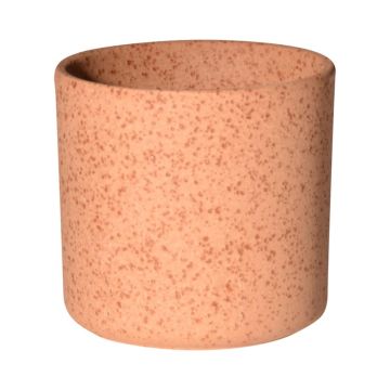Vaso da fiori in ceramica ARAYA, maculato, marrone, 10cm, Ø10cm