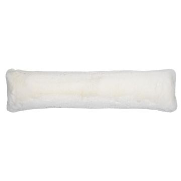Morbido paraspifferi ARIFA in tessuto Teddy liscio, bianco, 90x20x15 cm Morbido paraspifferi ARIFA in tessuto Teddy liscio, bianco, 90x20x15 cm