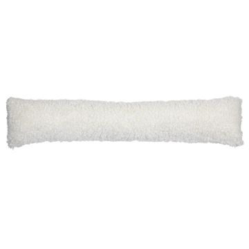 Morbido paraspifferi ARIFA in tessuto Teddy, bianco, 90x20x15 cm Morbido paraspifferi ARIFA in tessuto Teddy, bianco, 90x20x15 cm