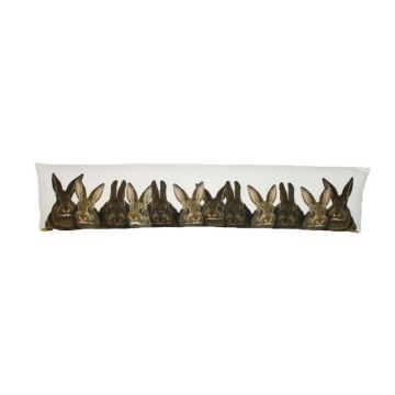 Paravento decorativo WEIDER con motivo a coniglietti, marrone e bianco, 90x20x10 cm Paravento decorativo WEIDER con motivo a coniglietti, marrone e bianco, 90x20x10 cm