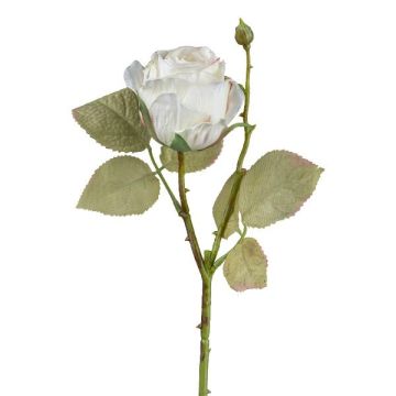 Fiore decorativo rosa ZORKLIN, bianco, 45 cm, Ø 6,5 cm Fiore decorativo rosa ZORKLIN, bianco, 45 cm, Ø 6,5 cm