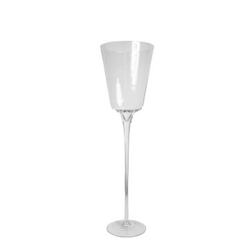 Grande bicchiere a stelo con piedistallo BENEDICK, trasparente, 100 cm, Ø 29 cm