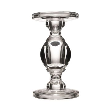 Candelabro KONSTANDIN in vetro, trasparente, 20 cm, Ø 11,3 cm Candelabro KONSTANDIN in vetro, trasparente, 20 cm, Ø 11,3 cm