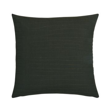 Cuscino decorativo SILENA, verde cachi, cuciture decorative, 45x45cm