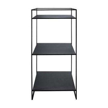 Scaffale industriale in metallo QUIANA, 5 ripiani, nero, 100x100x200 cm Scaffale industriale in metallo QUIANA, 5 ripiani, nero, 100x100x200 cm