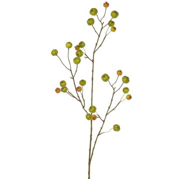 Ramo decorativo di melo ornamentale NONGIH con frutti, verde-arancione, 90 cm Ramo decorativo di melo ornamentale NONGIH con frutti, verde-arancione, 90 cm