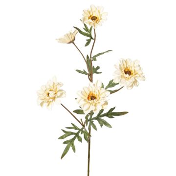 Ramo artificiale di crisantemo PRUDENCE, Eco Collection, giallo crema, 75 cm, Ø 5-6,5 cm Ramo artificiale di crisantemo PRUDENCE, Eco Collection, giallo crema, 75 cm, Ø 5-6,5 cm