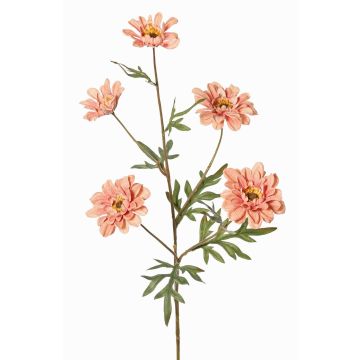 Ramo artificiale di crisantemo PRUDENCE, Eco Collection, rosa antico, 75cm, Ø5-6,5cm