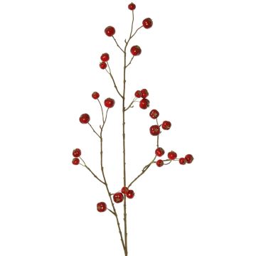 Ramo decorativo di melo ornamentale NONGIH con frutti, rosso scuro, 90 cm Ramo decorativo di melo ornamentale NONGIH con frutti, rosso scuro, 90 cm